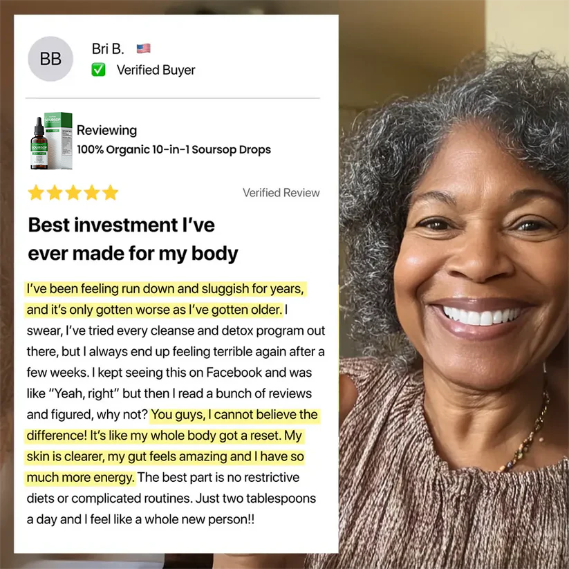 100% Organic 10-in-1 Soursop Extract Drops